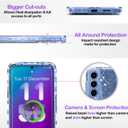 Coolwee Full Protective for Galaxy S25 Plus Heavy Duty, Compatible with MagSafe, Hybrid 3 in 1 Rugged Shockproof Women Girls for Samsung Galaxy S25 Plus 6.7 inch Shiny Clear Glitter Bling Sparkle