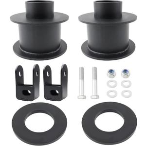 3.5" Front Leveling Kit Compatible with 2005-2024 Ford F250 F350 Super Duty 4WD, 3.5 inch High-Strength Steel Coil Spring Lift Spacers with Shock Mount Extenders & Sound Isolator