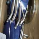 Blue Diamond 10 Piece Ceramic Nonstick Cookware Pots & Pans Set, Blue