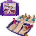 Kinetic Sand, Folding Sand Box with 2lbs Play Sand, 7 Molds & Tools, Storage Case, Sensory Toys, Holiday Gifts & Stocking Stuffers for Kids Ages 3 and up