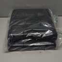 B FSOBEIIALEO Storage Ottoman Small Cube, Foot Rest Seat Faux Leather Dorm Room Ottoman Black 12.6"X12.6"X12.6" (2 Pack)