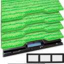 Replacement Mop Pads Compatible with Shark Vac Mop VM252 VM401 VM180 VM200 VM250 VM200P12 Cordless Hard Floor Vacuum Mop, Reusable Vac Pads Work with VCM60 VCD60 VCW60 VCO60, 4+2+1Pack