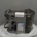 Espresso Machine with Milk Frother, 20 Bar Pressure Espresso Maker, Automatic & Manual, Compact Stainless Steel Coffee Machine for Cappuccino, Latte, Gift for Coffee Lover, Dad or Mom, Silver