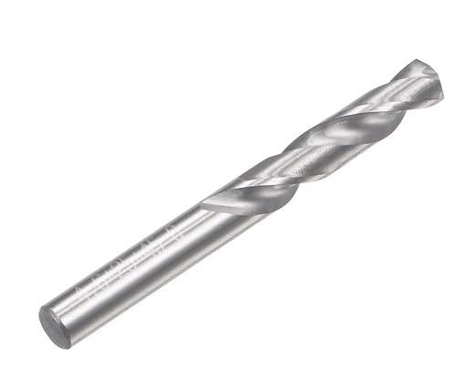 uxcell Solid Carbide Drill Bits, 4.6mm C2/K20 Tungsten Carbide Jobber Drill Bits Straight Shank Drilling Tool for Stainless Steel Aluminum Iron Metal Plastic 1 pc