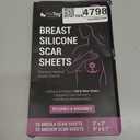Breast Silicone Scar Tape for Surgery Recovery  Medical Grade Reusable Silicone Sheets for Breast Augmentation & Reduction Scars  Soft, Flexible, Comfortable Under Bras