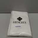 Hencely Luxury Hand Towel - Set of 2 (16x28 Inches) - Soft Turkish Cotton, Absorbent, Quick-Drying Face, Body, Kitchen, and Bathroom Towel (Hand Towels 2 Pack, Ivory)