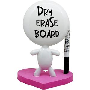 Christmas Board Gift Idea - Dry Erase Board - TITTO in Love, Draw Your Ideas - Ideal for Home & Office Decor - Pink Work Home Office (Pink)