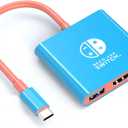 Switch Dock Station for Nintendo Switch Adapter & OLED, USB C to HDMI Adapter, Conversion Cable Replaces The Original Switch Dock Station for TV Projection Screen, Portable Switch TV Docking Station