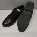 Men's Orthopedic Leather Dress Walking Shoes: Comfort Arch Support Bunions Recovery Cushion Sole Orthotic Business Oxfords, Outdoor Gowalk Fit Plantar Fasciitis Standing Shoes Black Size 8