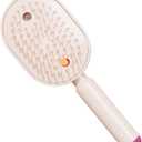 Wet Hair Brush Brushing Vibration Massager | with Red Light Electric Air Cushion Curly Hair Brush for Women Girls Home Spa Cleaning Grooming Styling Detangling Add Shine