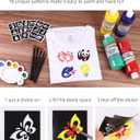 Colorful 14 Colors Permanent Fabric Paint for Furniture, 16.65 oz (500 ml) Fabric Paint for Clothes, Soft Rich Pigment Non-Toxic Textile Paint for Fabric DIY Crafts T-shirts Shoes Jeans for Adult