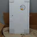 10" x 20" Lockable White Metal Access Panel. Service Shaft Door Panel with Key. Plumbing, Electricity, Heating, Alarm Wall Access Panel for Drywall. Bathroom Services Access Hole Cover.
