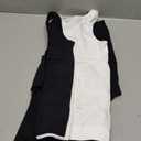 3 Pack Compression Shirt Men Slimming Body Shaper Tummy Control Vest Workout Tank Top Shapewear (Large, 3-black/Black/White)