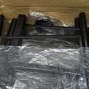 Homde Rolling Clothes Rack with Hooks: Standing Garment Storage for Indoor - Hanging Rod for Bedroom Laundry Room - Coat Dress Organizer on Wheels with luggage shelf (Black, 32")