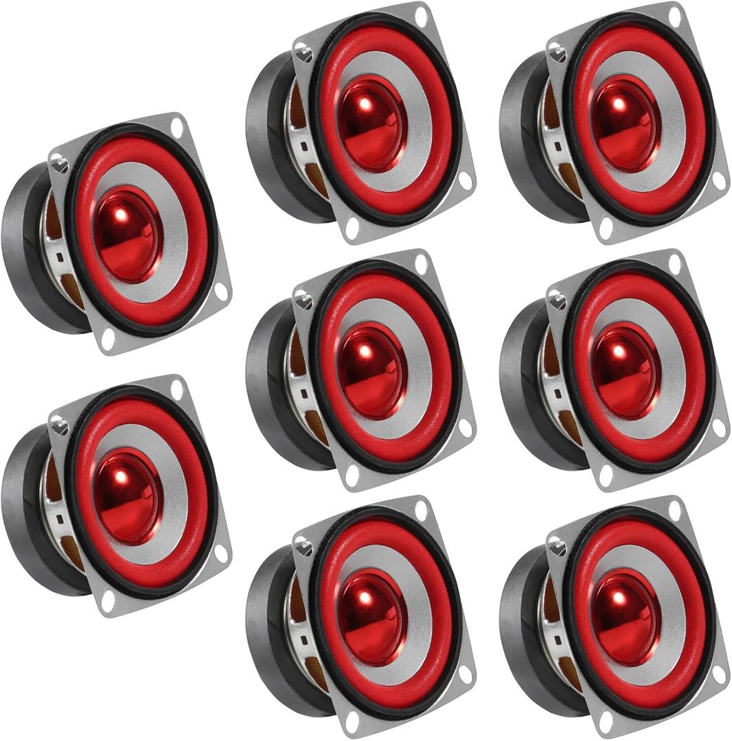 8pcs 4Ohm 5W Full Range Audio Speaker Stereo Woofer Loudspeaker for Arduino Replacement