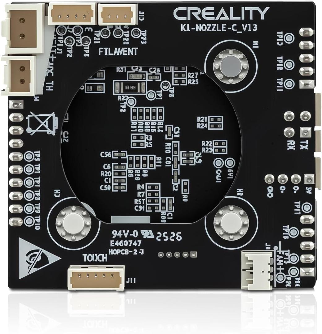 Creality Official Upgrade K1C/K1 SE/K1 MAX Hotend Adapter Plate, OEM PCB Nozzle Adapter Toolhead PCBA Board Replacement & Upgrade Kit, Compatible with K1/K1 Max/K1C/K1 SE