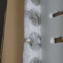 4 Lights Brushed Nickel Vanity Light Crystal Wall Light Bathroom Light Fixtures with Round Shade (Exclude Bulb)