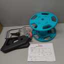 Garden Hose Reel ALUPLUS 1/2" 45m, Aluminium Construction, Light, Convenient Transport and Storage of The Hose, Prevents Twisting, 55-150