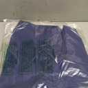 Slouchy Tote Bag for Women Large Nylon Shoulder Bag with Multiple Pockets Crescent Bag Underarm Hobo Bag for Travel Gym (Navy Blue)