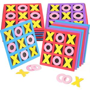 Skylety 36 Pack Tic Tac Toe Foam Tic Tac Toe Mini Board Game Back to School Gifts Family Classic Educational Toys - for Birthday Party Favors, Birthday Goody Bag Stuffers, Classroom Prizes