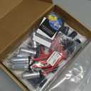 UF271 Square Ignition Coils and 748EE Spark Plug Wires Set, Compatible with GMC Sierra/Suburban Escalade Avalanche Chevy Silverado 1500 4.8L 5.3L 6.0L, Part Number D581 12558693