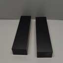 Colingmill 2 Pcs HDPE Plastic Block 2" x 3" x 12", Polyethylene Solid Plastic Block for Machining, Home Floor Improvement, Prototyping, DIY Projects, Engineering (Black)
