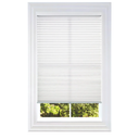 BlindsAvenue Cordless Pleated Window Shades, Easy Install, No Drill No Tools, White, Light Filtering Blinds, Size 34" W x 64" H