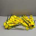 IPOPU Yellow Gladiolus Artificial Flowers 10 PCS 30.3 in Silk Gladiolus Flowers with Stems for Home Wedding Office Decoration(Yellow)