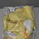 JaGely 5 Pcs Princess Fairy Costume for Women Corset Tops Skirt Headband Gloves Socks Adult Dress Carnival Role Play Party (Medium, Yellow)