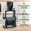 Trodat 5030 Professional 4.0 Date Only Stamp, Self Inking, Impression Size 1-5/8 x 3/8 (Black)