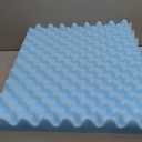 Egg Foam Crate Pad with High-Density Base for Long Sitting, Double Layer Design Disperse Pressure & Breathable Support 18"x16"x5" Seat Cushion for Office Chair Wheelchair Car Recliner(1 PCS)