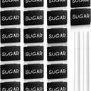 Plastic Basket Label Clip, Bin Clip Labels on Baskets Pantry Storage Box Clip Label Include 20 Pieces Label Bins Clip + 2 White Chalk Makers, Label Holder Set for Kitchen Office Home Organization