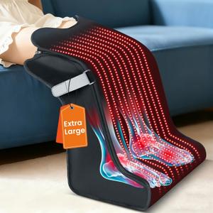 Red Light Therapy for Feet & Legs  2026 Upgraded Device with 480 LEDs, 3-in-1 Chips, Extra-Large Infrared Wrap, 5 Modes, Adjustable Timer, Ideal Gift for Women & Men, 11.8"  15.7"  25.5"