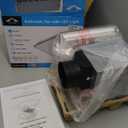 Tech Drive Modern Nickel Bathroom Exhaust Fan with Light, 80CFM, 1000lm Dimmable 5CCT LED Light Selectable, Quiet Ventilation fan with night light,Energy Star Certified,Decorative Nickel Trim