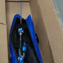 PLUSINNO Kids Fishing Pole with Spincast Reel Telescopic Fishing Rod Combo Full Kits for Boys, Girls, and Adults (47.24", Blue)