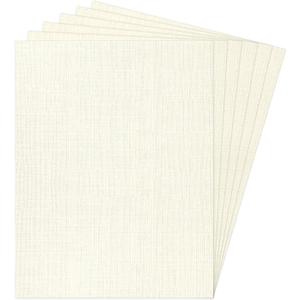 8.5 x 11 Ivory Linen Paper Textured Cardstock, Goefun 100lb Light Cream Thick Paper, Linen Textured Cardstock 100 Pack for Printing, Resume, Invitations, Artworks and Crafting