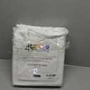 Thermee Micro Flannel Full/Queen Size Blankets, Lightweight All Seasons Cozy Blanket, Throw Blankets for Home and Living Room, Comfy & Soft Blanket for Couch, Machine Wash, No Pilling - Snow