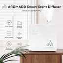 2025 Upgraded 3500 Sq.Ft Smart Scent Diffuser - HVAC System, Whole House Aroma & Hotel Collection Diffuser, Waterless Essential Oil Diffuser for Home Large Room, Cold Air Tech, 600mL (Pure White)
