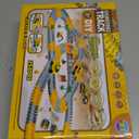 Kids Toys 253 PCS Construction Race Tracks Toy for 3 4 5 6 7 8 Year Old Boys Girls, 5 PCS Construction Truck Car and Flexible Track Play Set Create A Engineering Road Games Toddler Toys Birthday Gifts