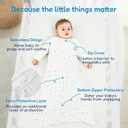 TotAha Light Sleep Sack 6-12 months 3 Pack, Breathable, Buttery Soft Wearable Blanket Baby Sleeping Bag with 2-way Zipper, 0.5 TOG