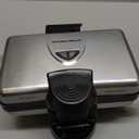 Hamilton Beach Belgian Mini Waffle Maker with Shade Control, Makes 2 at Once, Create Personalized Keto Chaffles and Hash Browns, PFAS-Free Non-Stick Plates, Compact Design, Stainless Steel (26009)