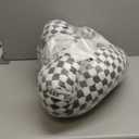 JOEJOY Dog Bed for Medium Dogs, Large Orthopedic Dog Bed with Removable Washable Cover, Cute Modern Plush & Memory Egg Crate Foam Dog Bed, 30 x 20 inch, Grey