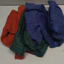 3 Pcs Thermal Knitted Dog Sweater Doggy Winter Pullover Sweater Pet Warm Clothes Turtleneck Knitwear Outfits for Cold Weather(XL) (Red,Green,Blue)