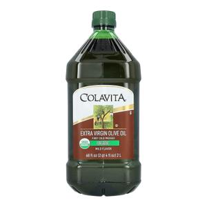 Colavita Organic Extra Virgin Olive Oil Pack of 1 (68 Fluid Ounce) Plastic Bottle (EXP 01/01/26)