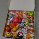 24Pcs Valentines Day Gifts for Kids, Animal Heart Squishy Toys With Cards for Galentines School Gift Exchange, Classroom Prizes, Bag Stuffers, Party Favors