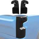 RT-TCZ Tail Light Lamp Cover Trim Decoration Accessories Compatible with Chevrolet Silverado 2019 2020 2021 2022 2023 2024 2025,Smoked Black