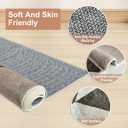 Abstract Neutral Small Carpet 2x3 Washable Geometric Brown Area Rugs Doormat for Entryway Bathroom Living Room Bedroom Washing Room Non Slip
