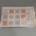 Bible Index Tabs with Scripture Quotes, Muted Pastel Reference Stickers, Christian Book Dividers, 5 Sheets 7.8 X 5.5 Inch, Journaling and Planner Labels