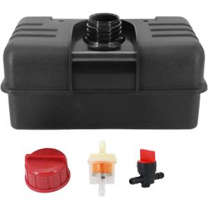 Fuel Tank With Cap Gas 4 Quart Compatible with Various Tecumseh Engines Including H35-45751Y HM100-159090H HM80-155490S HM80-155579T OHSK120-222005A & other models Replace #37290 & 34156