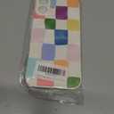 Compatible with iPhone 16 Plus Case Cute Aesthetic Checkerboard Checkered Pattern Design for Girls Women, Soft Silicone Shockproof Protective Designed for iPhone 16 Plus Case-Colorful